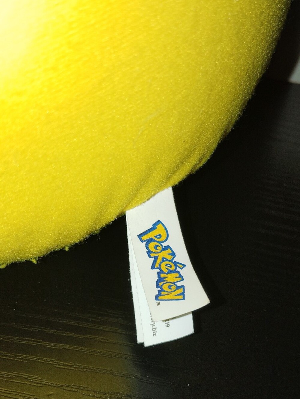 16 Inch Pokemon Pikachu Yellow Plush with Black Ear Tips and Red Cheeks - Picture 4 of 7